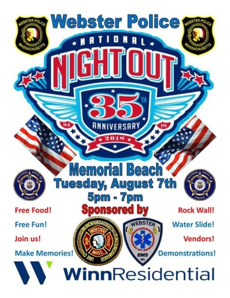 National Night Out @ Memorial Beach