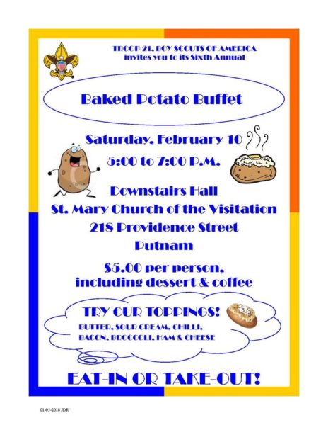 Baked Potato Fundraiser @ St. Mary's Church