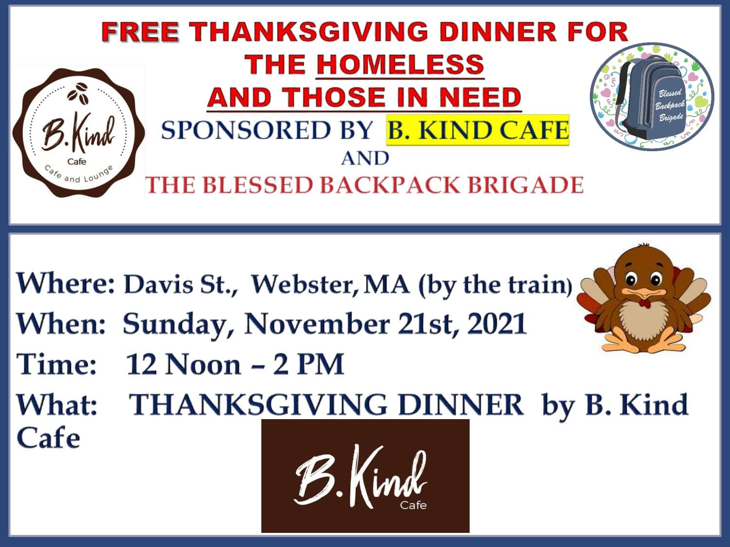 Free Thanksgiving Dinner THE LAKE 940