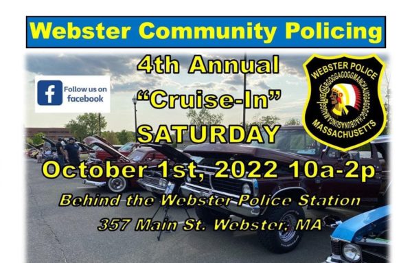 Cruise-In Car Show (Postponed) @ Webster Police Station